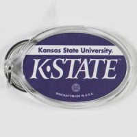 Kansas State Acrylic Key Ring