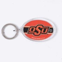 Oklahoma State Acrylic Key Ring