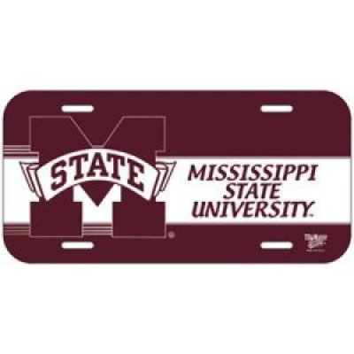 Mississippi State Plastic License Plate