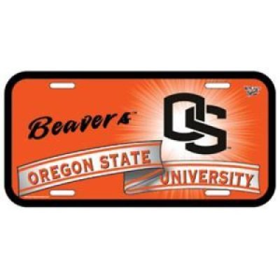 Oregon State Plastic License Plate