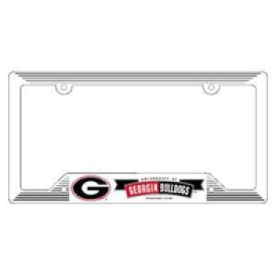 Georgia Plastic License Plate Frame