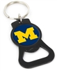 Michigan Bottle Opener Keychain With Domed Acrylic Insert