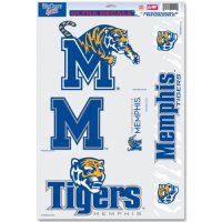 Memphis Tigers Ultra Decal - 11'' X 17''