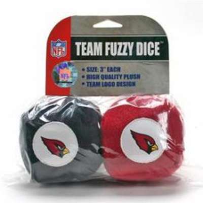 Arizona Cardinals Fuzzy Dice