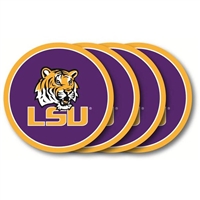LSU Tigers Coaster Set - 4 Pack