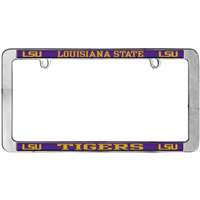 LSU Tigers Thin Metal License Plate Frame