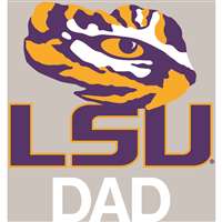 LSU Tigers Transfer Decal - Dad