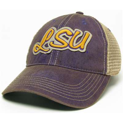 LSU Tigers Legacy Trucker Hat - Purple