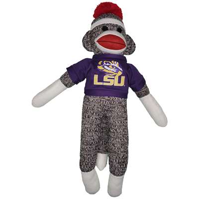 LSU Tigers Sock Monkey - 20"