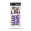 LSU Tigers Double Up Die Cut Decal Set