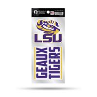 LSU Tigers Double Up Die Cut Decal Set