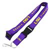 LSU Tigers Logo Lanyard - Purple