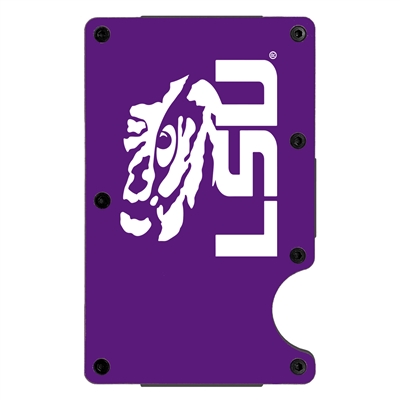 LSU Tigers Aluminum RFID Cardholder