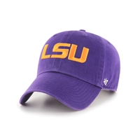 LSU Tigers 47 Brand Clean Up Adjustable Hat - Purple - LSU