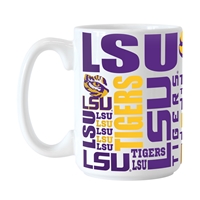LSU Tigers 15oz Spirit Ceramic Mug