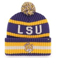 LSU Tigers 47 Brand Bering Cuff Knit Beanie - Purp