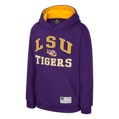 LSU Tigers Colosseum Youth Boys Judo Hoodie - Purp