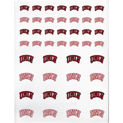 UNLV Rebels Small Sticker Sheet - 2 Sheets