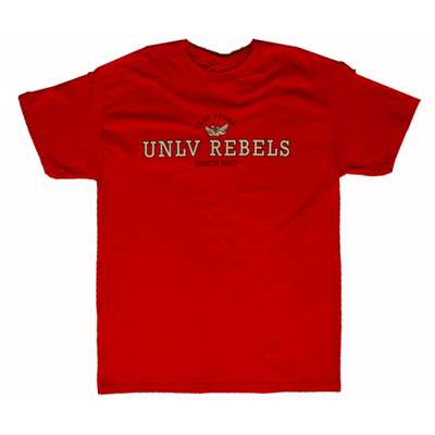 Unlv T-shirt - Red, School Logo