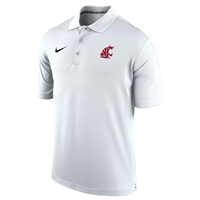 Nike Washington State Cougars Dri-FIT Varsity Polo - White
