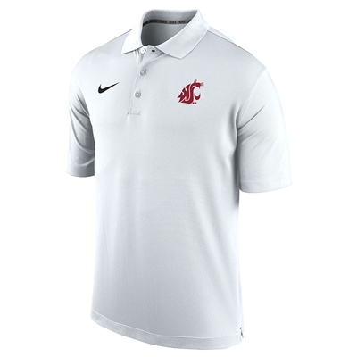 Nike Washington State Cougars Dri-FIT Varsity Polo - White