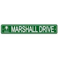 Marshall Thundering Herd Plastic Street Sign