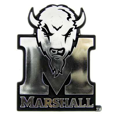 Marshall Thundering Herd Chrome Plastic Auto Emblem