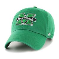 Marshall Thundering Herd 47 Brand Clean Up Adjustable Hat - Green