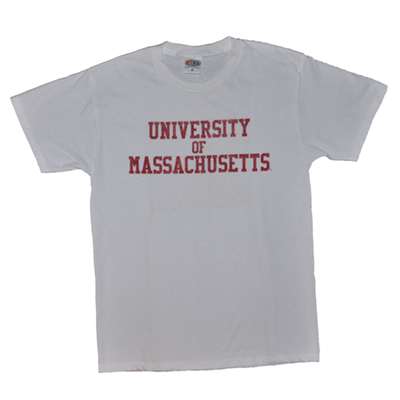 Massachusetts T-shirt - White, Bold