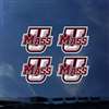 UMass Minutemen Transfer Decals - Set of 4