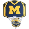 Michigan Wolverines Mini Basketball And Hoop Set