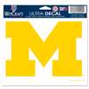 Michigan Wolverines Ultra Decal 5" x 6" - Yellow M