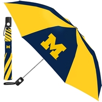 Michigan Wolverines Umbrella - Auto Folding