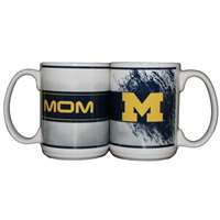 Michigan Wolverines 15oz Ceramic Mug - Mom