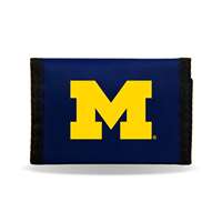 Michigan Wolverines Nylon Tri-Fold Wallet