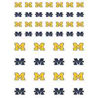 Michigan Wolverines Small Sticker Sheet - 2 Sheets
