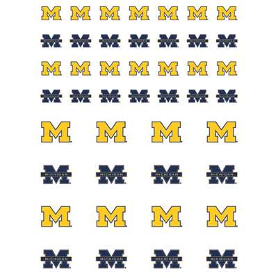 Michigan Wolverines Small Sticker Sheet - 2 Sheets