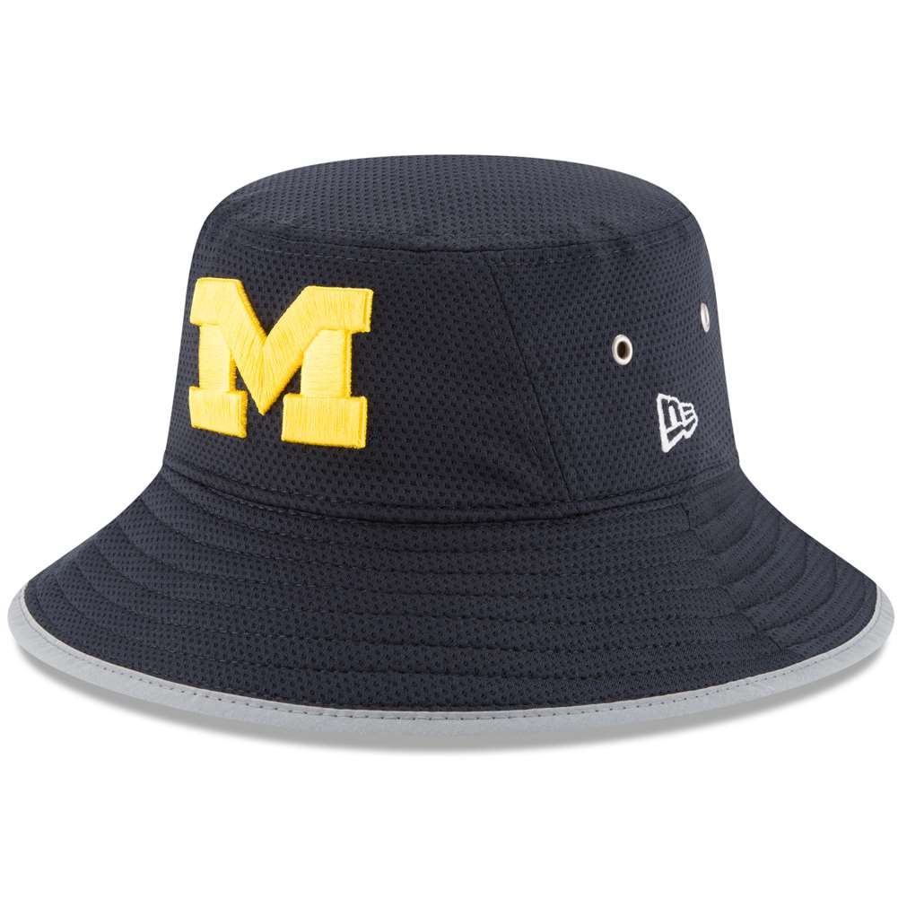 Michigan Wolverines New Era Team Training Bucket Hat
