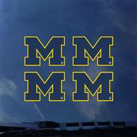 Michigan Wolverines Transfer Decals - Set of 4