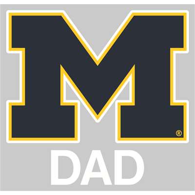 Michigan Wolverines Transfer Decal - Dad