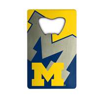 Michigan Wolverines Steel Credit Card Bottle Opener