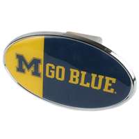 Michigan Wolverines Hitch Receiver Cover Snap Cap - Go Blue