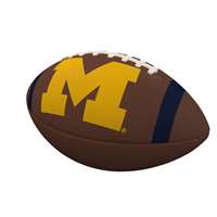 Michigan Wolverines Official Size Composite Stripe Football