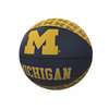 Michigan Wolverines Mini Rubber Repeating Basketball