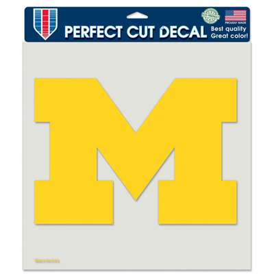 Michigan Wolverines Full Color Die Cut Decal - 8" X 8"