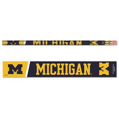 Michigan Wolverines Pencil - 6-pack