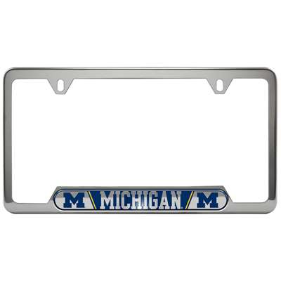 Michigan Wolverines Stainless Steel License Plate Frame