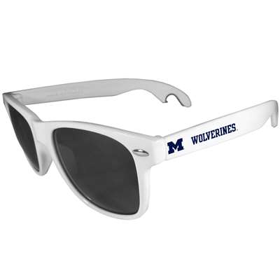 Michigan Wolverines Beachfarer Bottle Opener Sunglasses