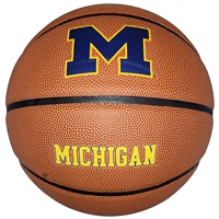 Official Men's Size 7 (29.5) composite leather basketball by Baden. Features team logo over team name on one side done in heat emboss. Rated for indoors and outdoors. Ships deflated.