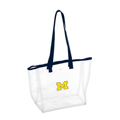 Michigan Wolverines Clear Stadium Tote Bag